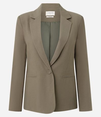 Blazer Regular Sastre con Forro Interno
