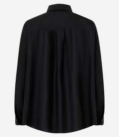 Camisa Amplia en Viscolino con Ruedo Redondeado 6