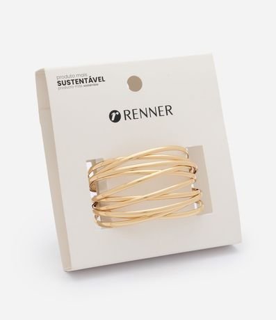 Pulsera Alambrado en Metal con Abertura Funcional 3