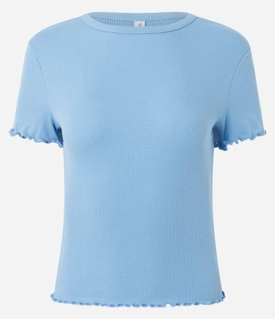 Blusa Manga Corta con Cuello Redondo 5