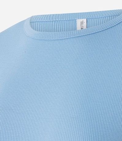 Blusa Manga Corta con Cuello Redondo 6