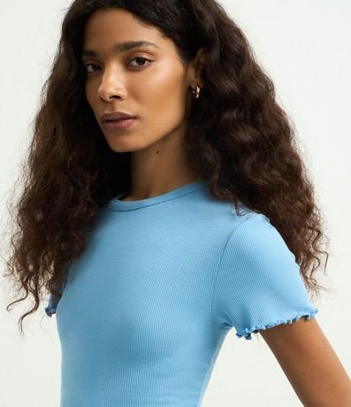 Blusa Manga Corta con Cuello Redondo 3