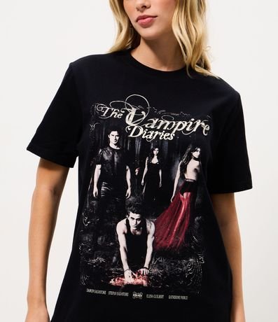 Remera en Algodón con Estampado The Vampire Diaries 3