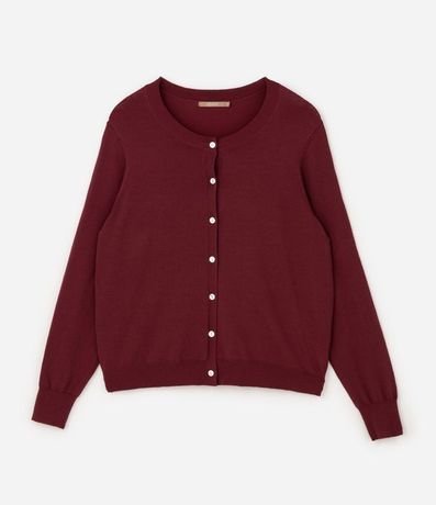 Cardigan Regular Básico en Punto Curve & Plus Size 5