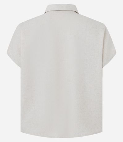 Blusa en Viscolino con Cuello y Sin Sisa 7