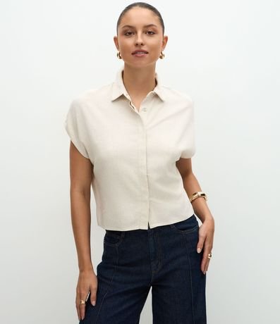 Blusa en Viscolino con Cuello y Sin Sisa 2