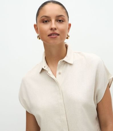 Blusa en Viscolino con Cuello y Sin Sisa 4
