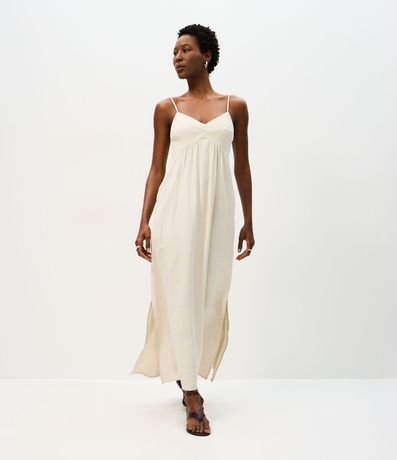Vestido Midi Evasê en Viscosa con Escote Corazón 2