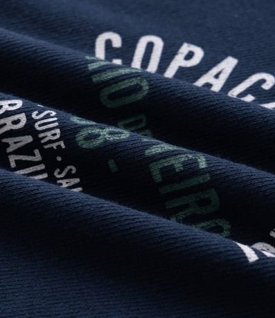 Remera Manga Corta con Lettering Copacabana 7