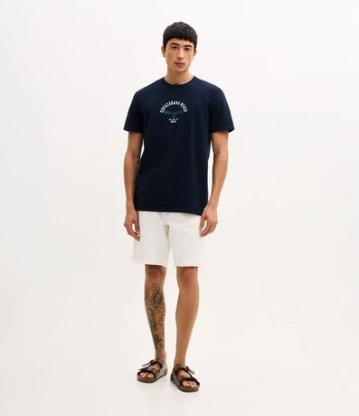 Remera Manga Corta con Lettering Copacabana 2