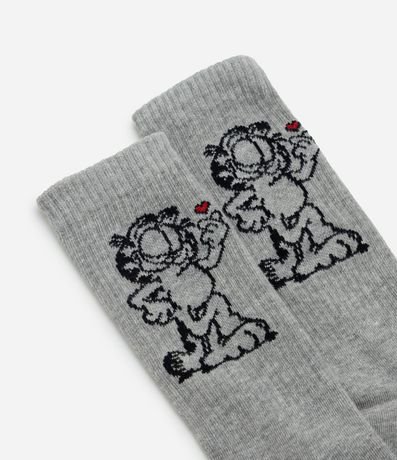 Media en Algodón con Estampa de Garfield 4