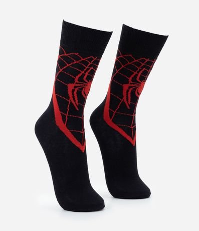 Media Caña Larga Individual Algodón Personaje Licenciado Hombre-Araña Miles Morales 2