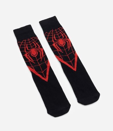 Media Caña Larga Individual Algodón Personaje Licenciado Hombre-Araña Miles Morales 4