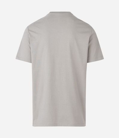 Remera Comfort Manga Corta en Algodón con Lettering Endless Journey 5