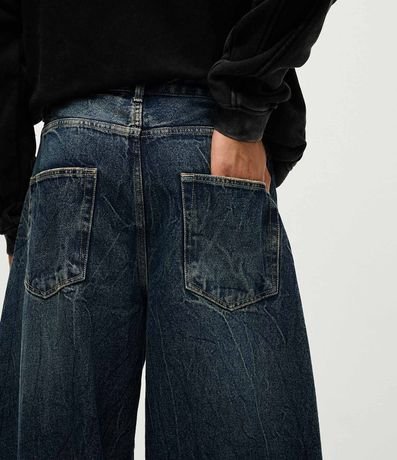 Pantalón Jean Barrel con Costuras Desplazadas 6
