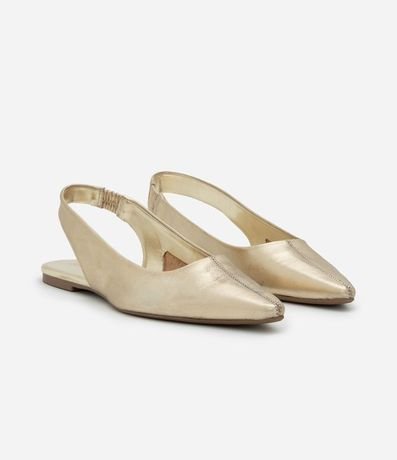 Zapatilla Slingback de Punta Fina en Cuero 2