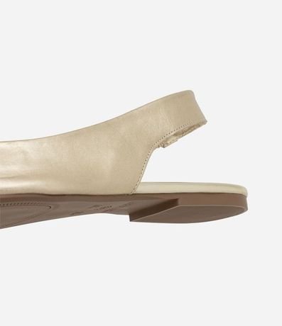 Zapatilla Slingback de Punta Fina en Cuero 3
