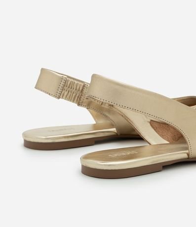 Zapatilla Slingback de Punta Fina en Cuero 4