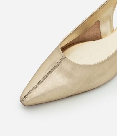 Zapatilla Slingback de Punta Fina en Cuero 5