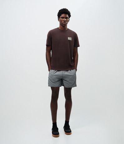 Remera Comfort en Algodón Peruano con Estampa del Mapa 5