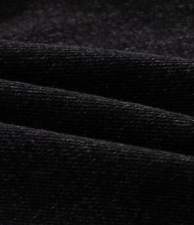 Chaqueta Masculina de Jeans Negra Boxy con Cierre 6