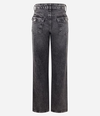 Pantalón Flare en Jeans con Cintura Mediana 2