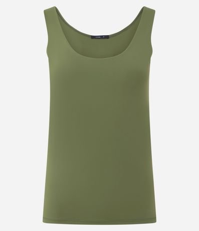 Blusa Musculosa en Poliamida con Escote U 2