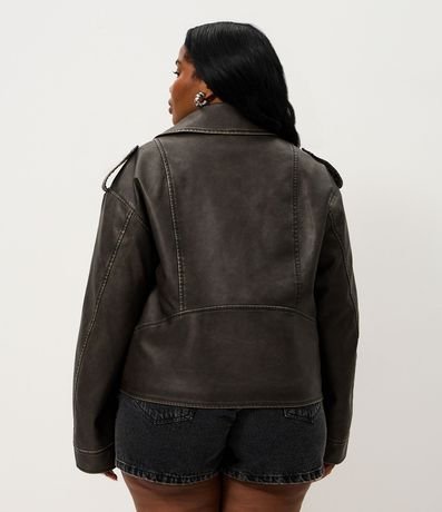 Campera PU Biker Oversized Curve & Plus Size 4