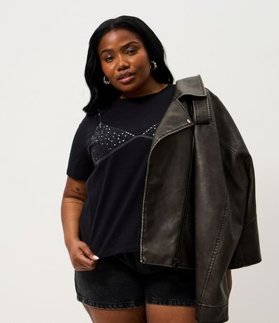 Campera PU Biker Oversized Curve & Plus Size 5