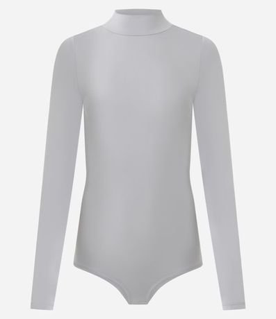Body Básico en Media Malla con Cuello Alto