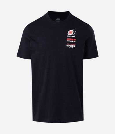 Remera Comfort Manga Corta en Algodón con Estampado Drift Tokyo 5