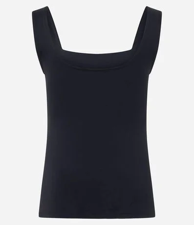 Blusa en Poliamida con Escote Cuadrado 3
