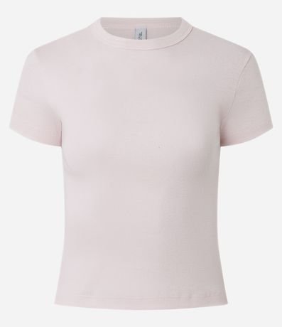 Blusa Ajustada en Algodón con Mangas Cortas 2