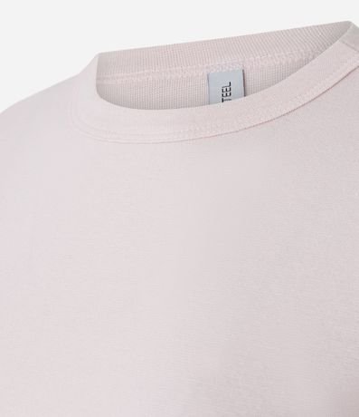 Blusa Ajustada en Algodón con Mangas Cortas 3