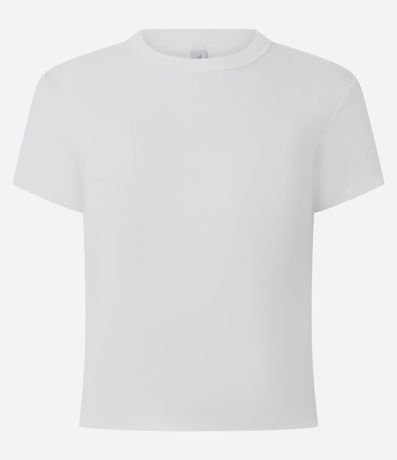 Blusa Ajustada en Algodón con Mangas Cortas 2