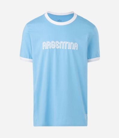 Remera con Tecnologia Dry y Estampa de Argentina 5