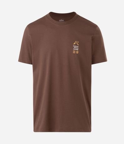 Remera Comfort en Algodón Estampa de Montaña
