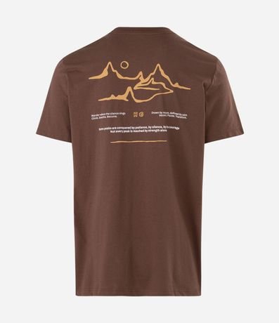 Remera Comfort en Algodón Estampa de Montaña 2