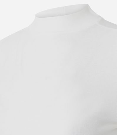 Blusa Básica en Rib con Cuello Alto 6