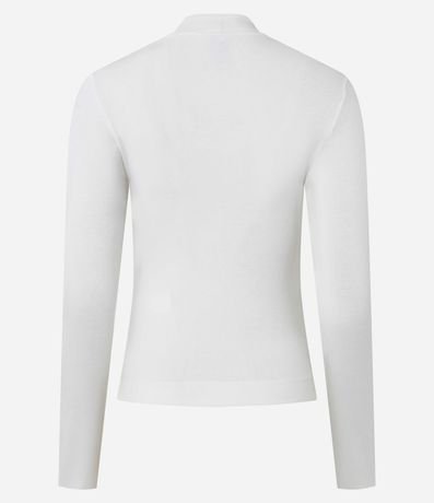 Blusa Básica en Rib con Cuello Alto 7