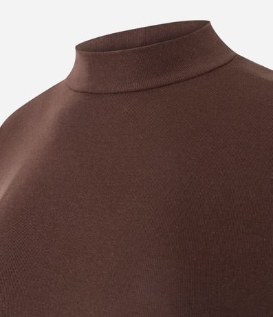 Blusa Básica en Rib con Cuello Alto 3