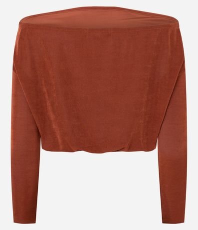 Blusa Hombro a Hombro en Rib 7