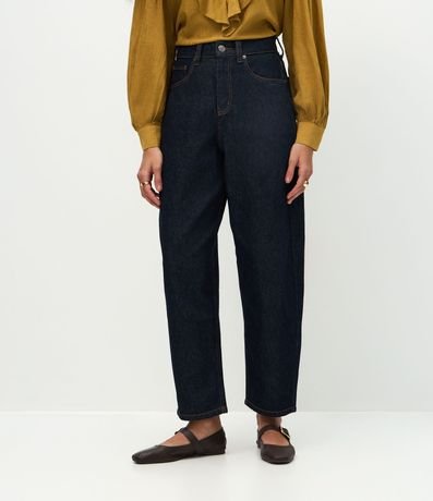 Pantalón Carrot en Jeans con Cintura Alta 3