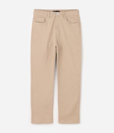 Pantalón Recto Vintage en Sarga 5