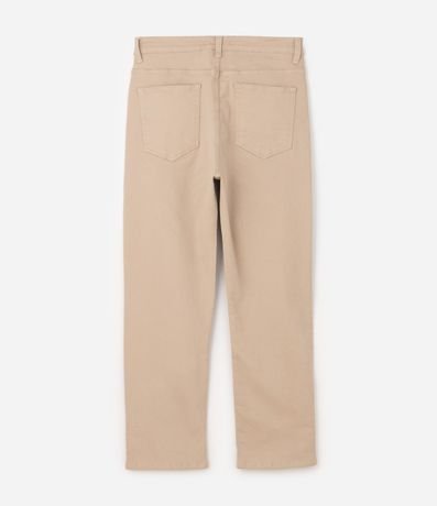 Pantalón Recto Vintage en Sarga 6