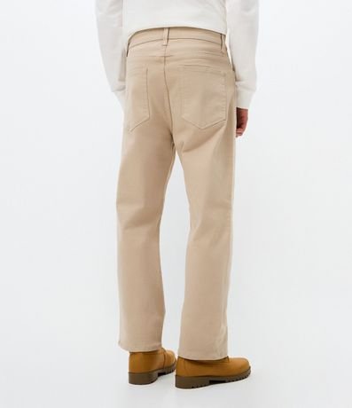 Pantalón Recto Vintage en Sarga 3
