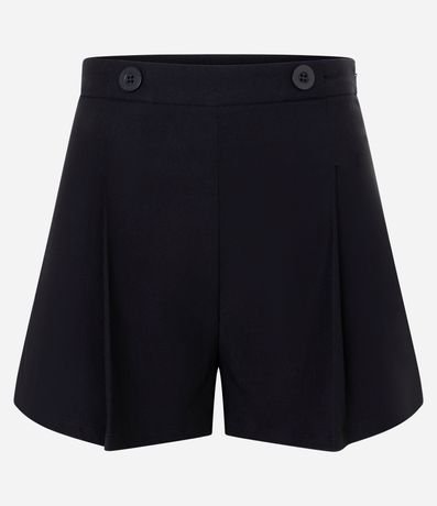 Short en Bengalina con Botones en la Cintura 5