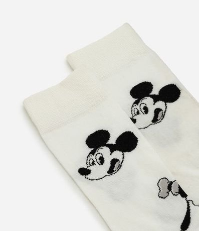 Media Caña Larga Individual Algodón Mickey 4