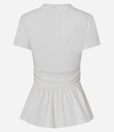 Blusa en Ponto Roma con Recorte Corsetado 6