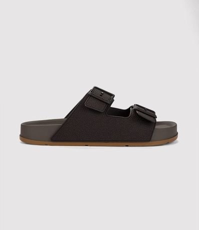 Ojota Slide Liso con Hebillas Ajustables 2